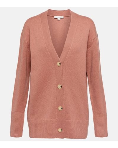 Vince Wool And Cashmere Cardigan - Pink