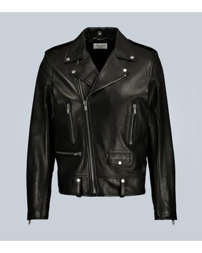 Saint Laurent Classic Motorcycle Jacket - Black