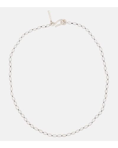 Sophie Buhai Tiny Pearl And Sterling Silver Necklace - White