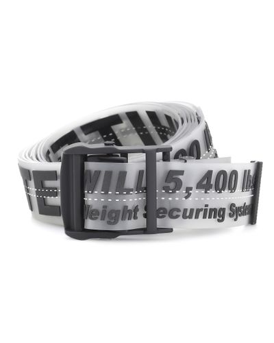 ceinture off white transparente noir
