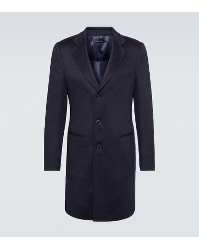 Giorgio Armani Cappotto in cashmere - Blu