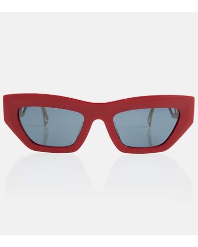 Versace Gafas de sol cat-eye - Rojo