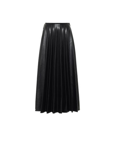 Peter Do High-rise Faux Leather Skirt - Black