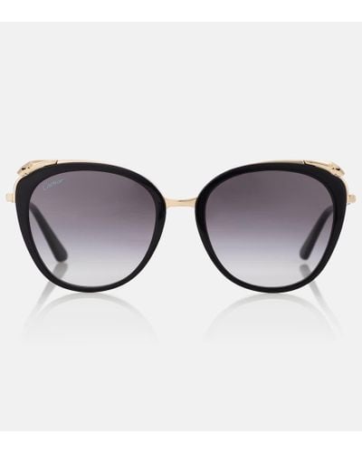 Cartier Panthère De Cartier Sunglasses - Brown