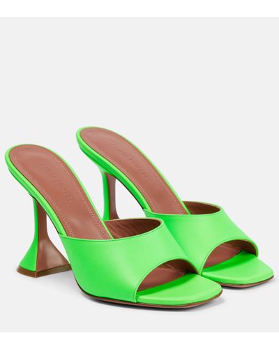 Green Mule shoes for Women | Lyst