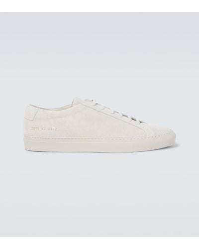 Common Projects Original Achilles Suede Sneakers - White
