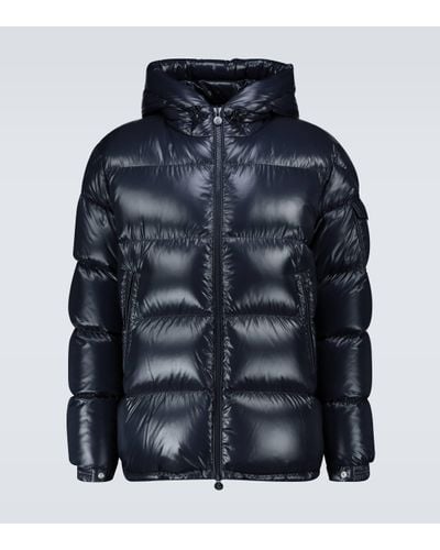 Moncler Veste Ecrins en duvet - Bleu