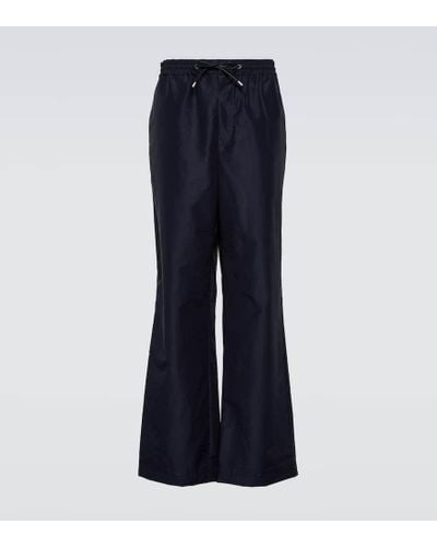 Loewe Wool-blend Pants - Blue