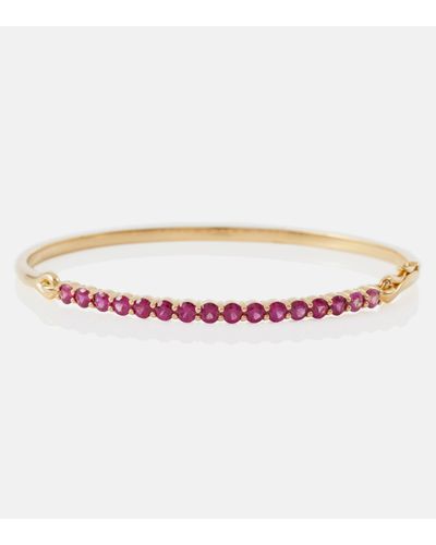 Melissa Kaye Lenox 18kt Gold Bracelet With Sapphires - Multicolour