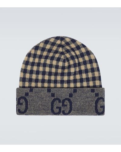 Gucci Reversible Wool Hat - Gray