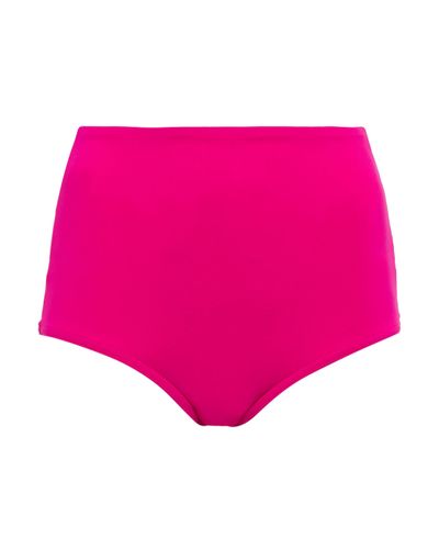 Karla Colletto Basics High-rise Bikini Bottoms - Pink