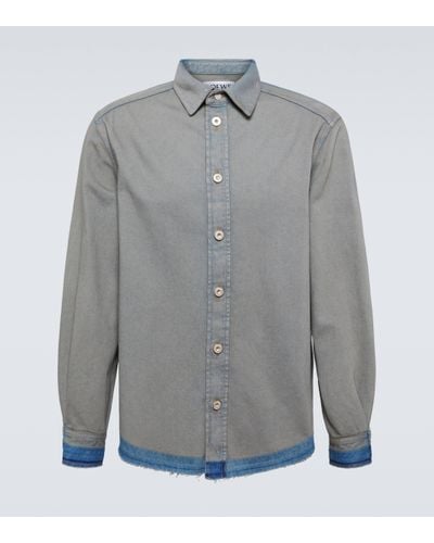 Loewe Denim Overshirt - Grey