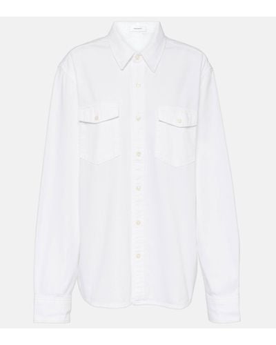 Wardrobe NYC Denim Shirt - White