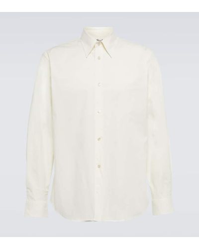 Acne Studios Hemd aus einem Baumwollgemisch - Weiß