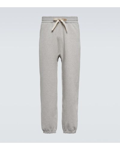Jil Sander Cotton Sweatpants - Gray