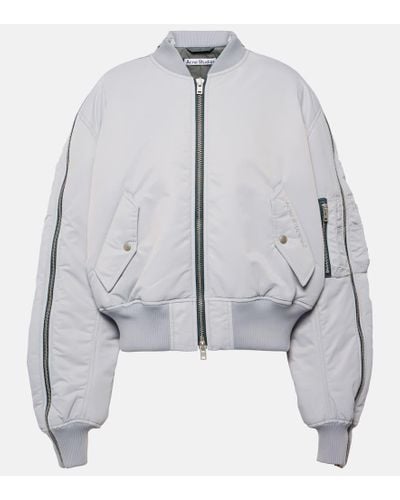 Acne Studios Bomber oversize Onad - Grigio