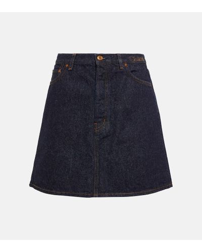 Chloé Minifalda denim - Azul