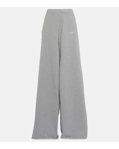 Vetements Oversize-Jogginghose aus einem Baumwollgemisch - Grau