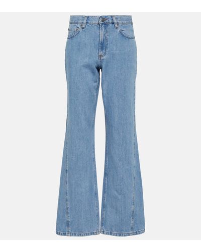 A.P.C. Elle High-rise Straight Jeans - Blue