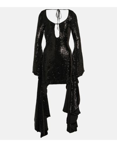 GIUSEPPE DI MORABITO Sequined Minidress - Black