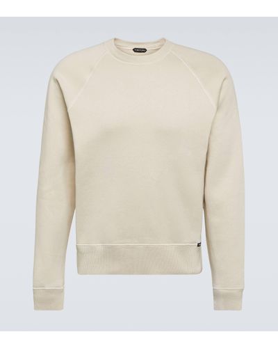 Tom Ford Cotton Sweatshirt - Natural