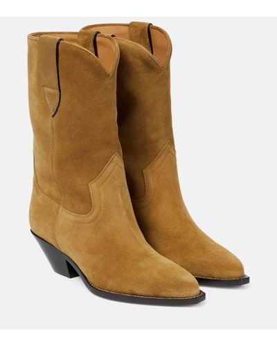 Isabel Marant Dahope Suede Boots - Brown