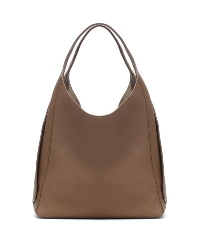 Loro Piana Leather Shoulder Bag - Brown