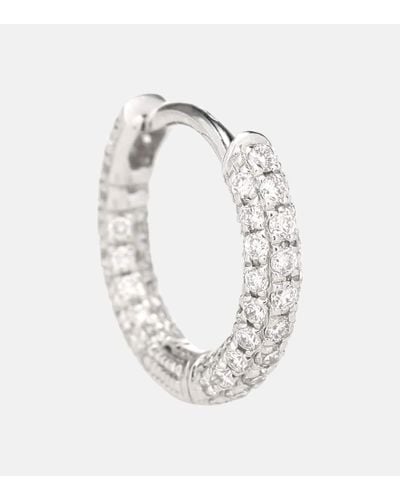 Maria Tash 18kt White-gold Single Earring With Diamonds - Metallic