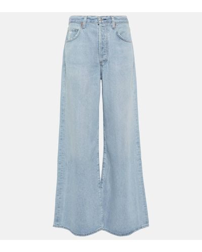 Citizens of Humanity Jean bootcut Beverly a taille haute - Bleu
