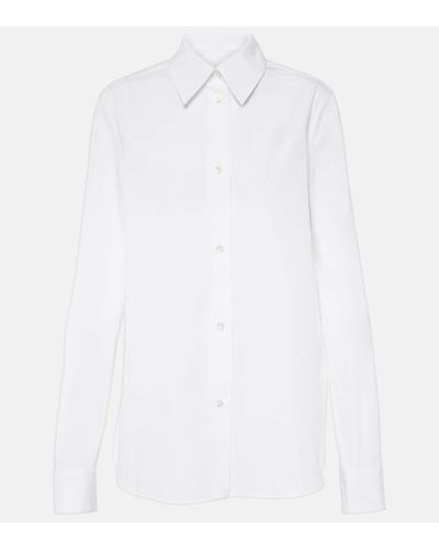 Jil Sander Hemd aus Baumwolle - Weiß