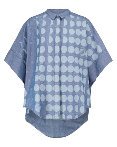 Loewe Paula's Ibiza camisa de chambray de algodón - Azul