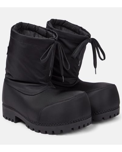 Balenciaga Alaska Low Snow Boots - Black