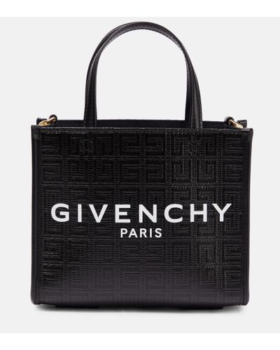 Givenchy Tote G Mini de lona - Negro
