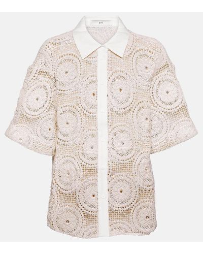 Sir. The Label Atacama Crochet Linen-blend Shirt - Natural