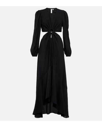 Jonathan Simkhai Signature Jaelynn Cutout Maxi Dress - Black