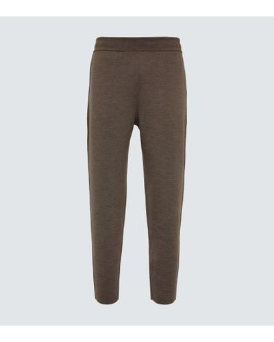 Berluti Wool-blend Sweatpants - Brown