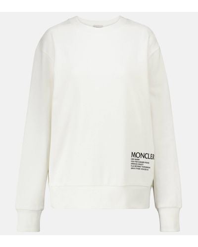Moncler Cotton-blend Sweatshirt - White