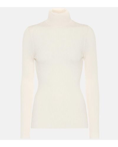 Wolford Wool Turtleneck Sweater - White
