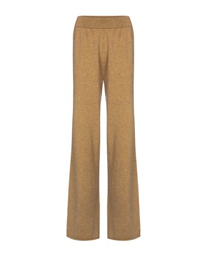 Extreme Cashmere N°104 Pants Wide-leg Cashmere-blend Pants - Natural