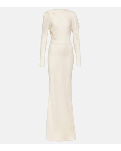 Co. Crepe Gown - White