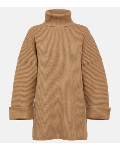 Max Mara Dula Wool And Cashmere Sweater - Brown