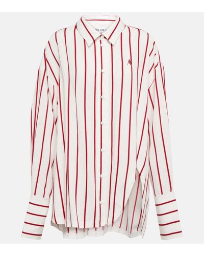 The Attico Camicia Diana in popeline di cotone - Rosso