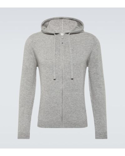 Allude Wool And Cashmere Hoodie - Gray