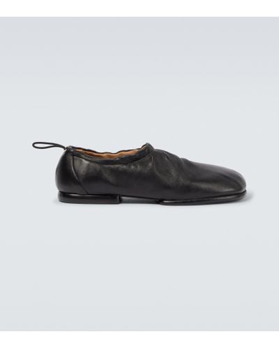 Dries Van Noten Slip-on Leather Loafers - Black