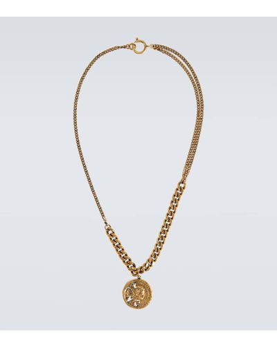 Acne Studios Chain-link Necklace With Pendant - Multicolor