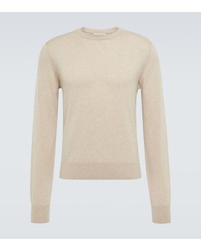 The Row Benji Cashmere Sweater - Natural