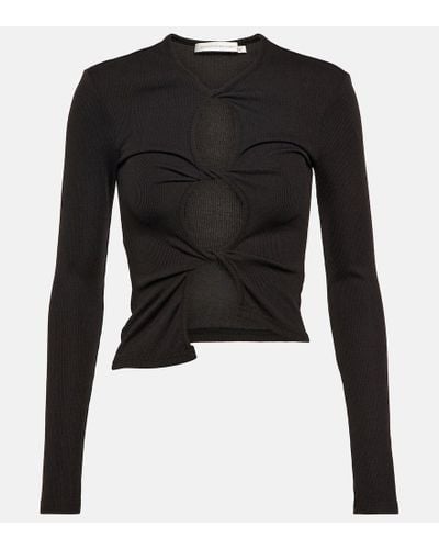 Christopher Esber Top con cut-out - Nero