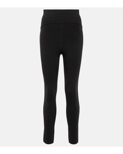 Alaïa High-rise Wool-blend leggings - Black