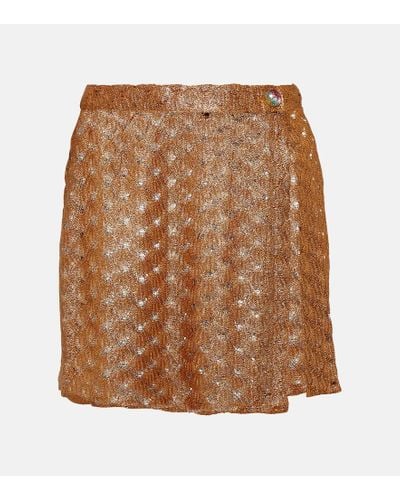 Missoni High-rise Miniskirt - Brown