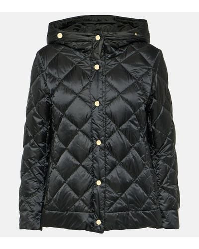 Max Mara The Cube Risoft Quilted Down Jacket - Black